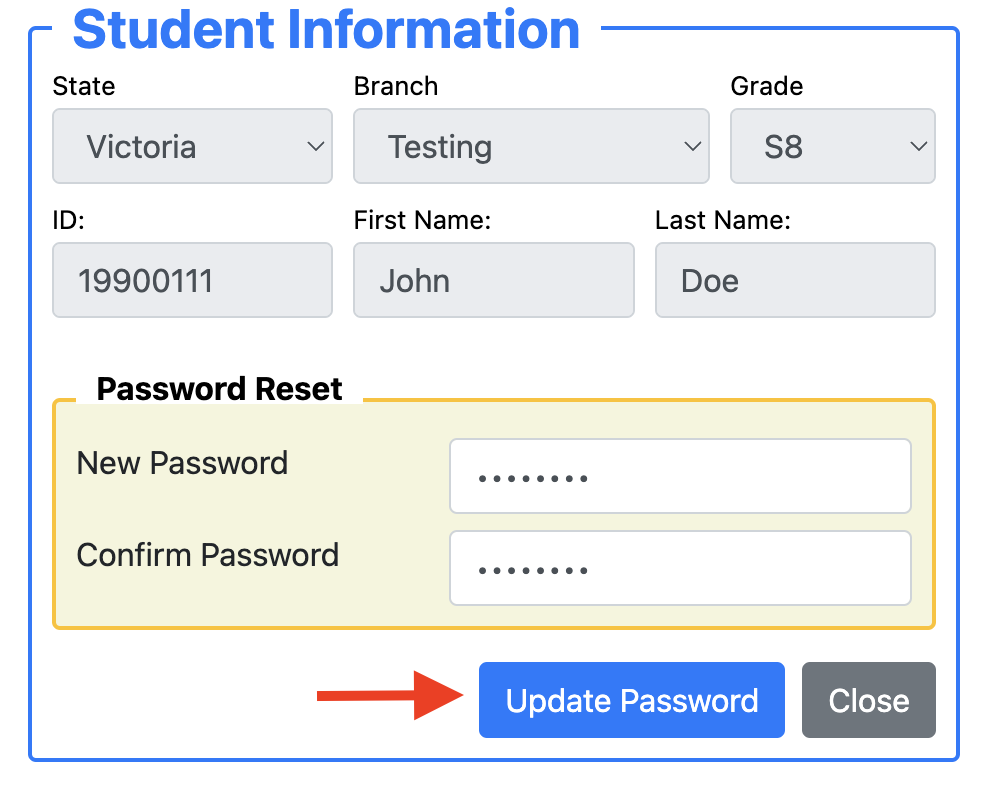Password Reset Guide